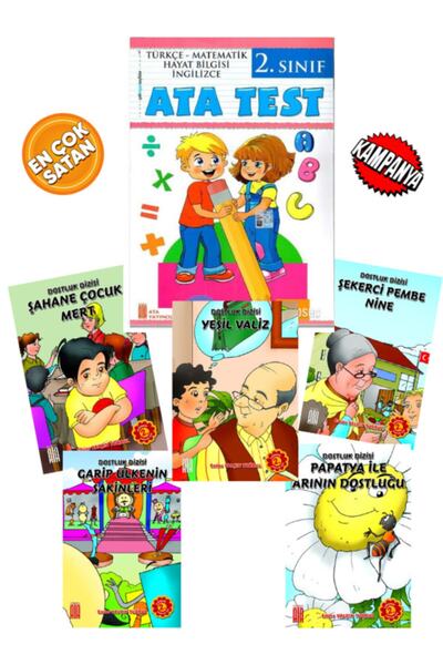 Ata Yayıncılık 2.sınıf Tüm Dersler Soru+kitap Okumayı Sevdiren 5'li Öykü Seti