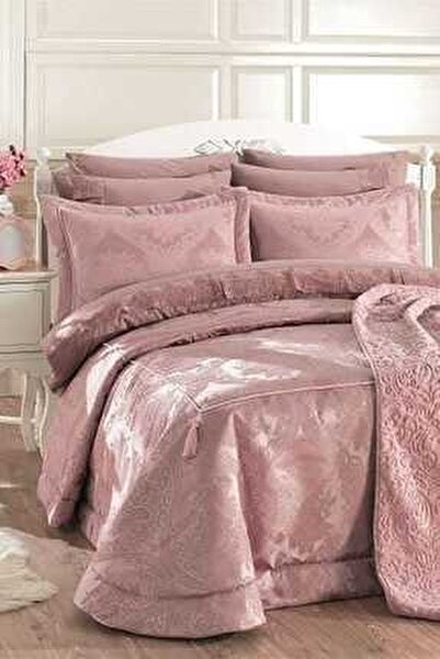 elart cift kisilik yatak ortusu bronze gul kurusu fiyati yorumlari trendyol