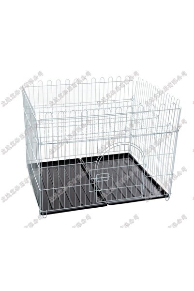 Mixpet Tek Kapalı Üstü Açık Metal Köpek Kafesi K-5 91x75x70 Cm