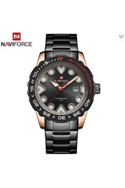 Naviforce Men's Wristwatch Analog Metal Cord with Calendar 1107