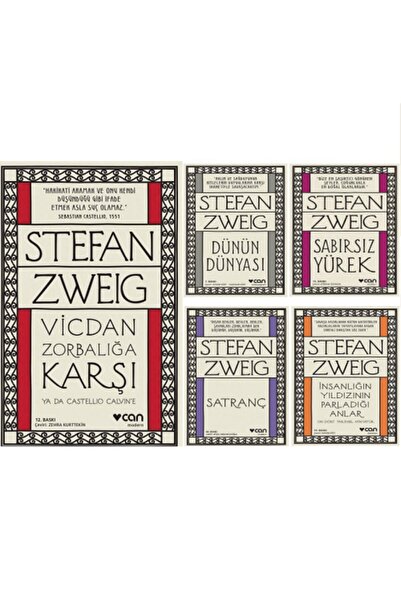 Can Yayınları Dünün Dünyası - Satranç - Sabırsız Yürek -insanlığın Yıldızının Parladığı An -vicdan Zorbalığa Karşı