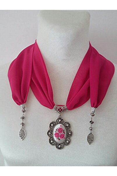 adilstore Eșarfă Brodată Manual Rococo Cusut Flr18