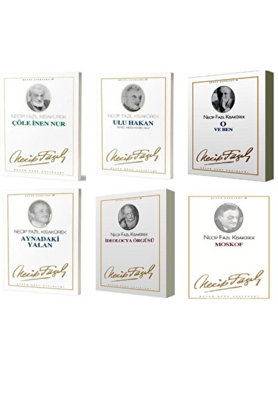 Büyük Doğu Yayınları Ideolocya Örgüsü - Aynadaki Yalan - Çöle Inen Nur - Ulu Hakan - O Ve Ben - Moskof / Necip Fazıl