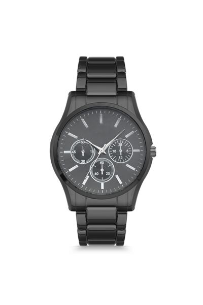 Forentina Erkek Siyah Metal Kol Saati Ps1723