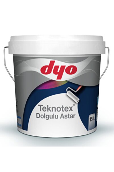 Dyo Teknotex Dolgulu Iç Dış Cephe Astarı Beyaz 7,5 Lt (10 Kg )