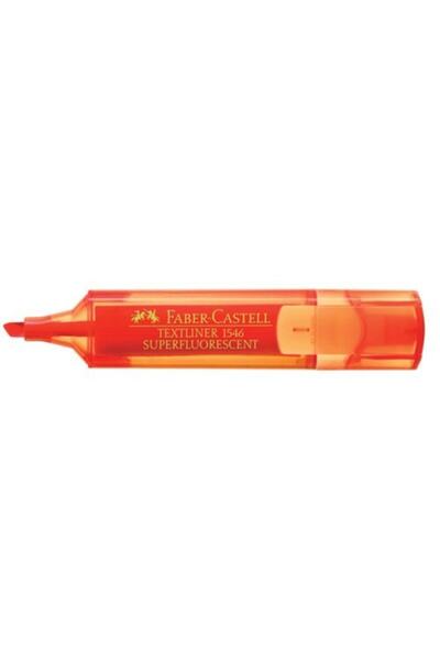 Faber Castell Textlıner 1546 Fosforlu Kalem Turuncu Şeffaf