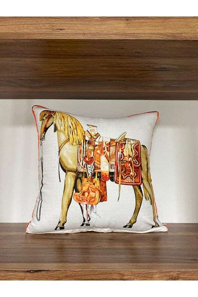 KIRLENTİM E967a Digital Printed Double Sided Patterned Throw Pillow Cover