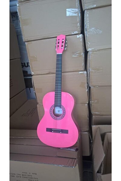 gonzales M-831pk 3/4 Boy(7-10 Yaş) Başlangıç Düzeyi Pembe Renk Klasik Gitar-kılıf Ve Pena Hediye