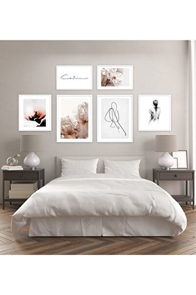 ÖZCANLAR ÇERÇEVE Özcanlar Dekorasyon Çoklu Çerçeveler Baskılar Baskı Seti Ev Dekoru Tablo