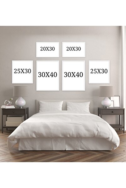 ÖZCANLAR ÇERÇEVE Özcanlar Dekorasyon Çoklu Çerçeveler Baskılar Baskı Seti Ev Dekoru Tablo