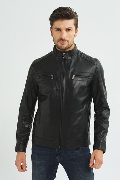 İkbal New Fury Black 100% Original / Genuine Men's Leather Coat Jacket