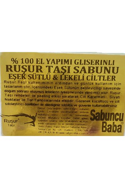 ruşurtaşı Rushur Skin with Donkey Milk and Stained Stones