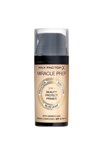 Max Factor Mıracle Prep 3 In 1 Beauty Protect Primer Mmakyaj Bazı Spf30 Pa+++