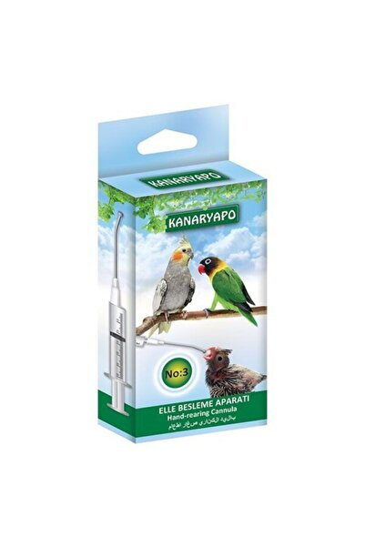Kanaryapo Kuşlar Için Elle Besleme Aparatı Mama Şırıngası No 3