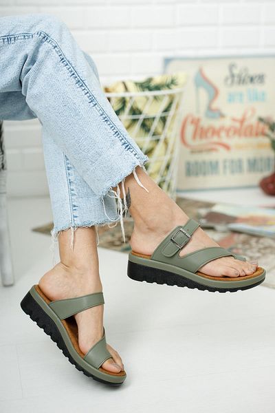 Taran Παντόφλες Comfort Flip Flops με αγκράφα Vanessa