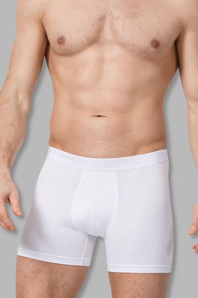 Tutku Men's White Lycra Boxers