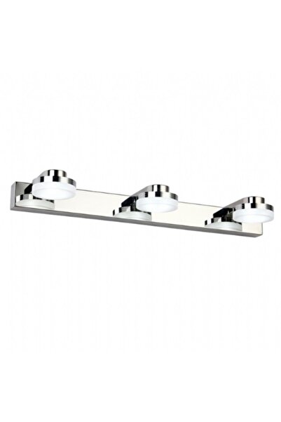 YCL Yuvarlak 3’lü Duvar Aplik Yda Serisi Kare Krom %80 Enerji Ta