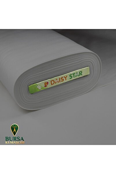 Bursa Kumaşçısı Tkanina od lana u obliku patke, jednobojna, tamno siva