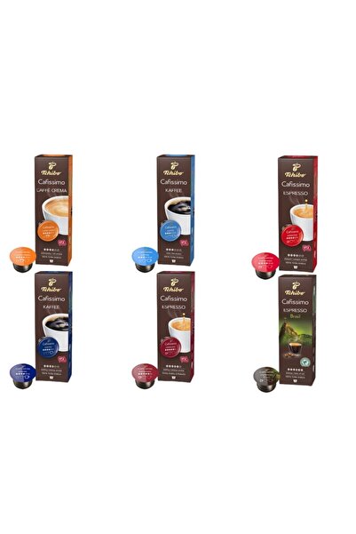 Tchibo مجموعة 6 كبسولات قهوة من كافيسيمو