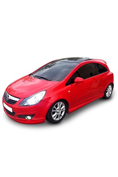 plastik body kit Opel Corsa D Serisi (2007-2015) Iki Kapılı Opc Model Yan Marşpiyel Seti (plastik)