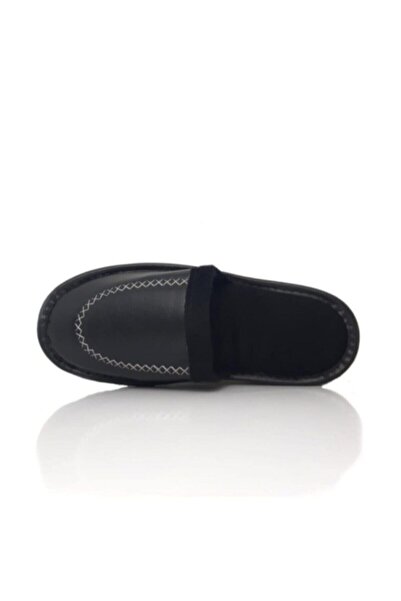 İlkem Men's Black Slippers