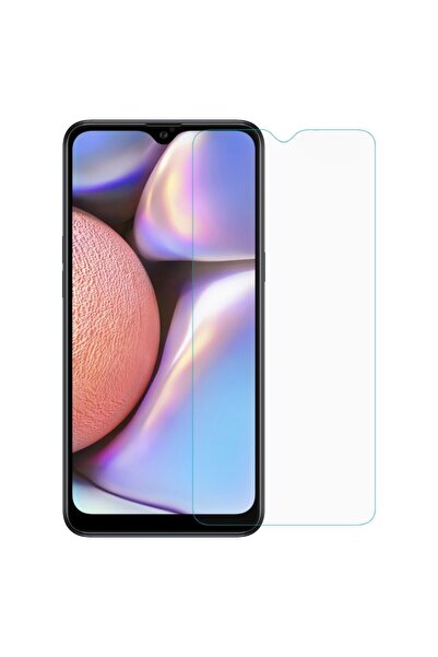 Fibaks Samsung Galaxy A10s Ekran Koruyucu Kısa Temperli 9h Sert Kırılmaz Cam Koruma Şeffaf Maxi