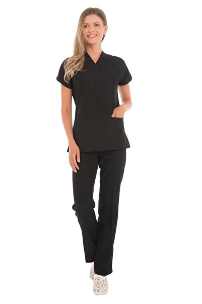 VEHBİ Uniformă pentru femei, doctori și asistente medicale, din țesătură de a...