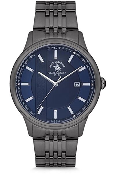 Santa Barbara Polo & Racquet Club ساعة يد رجالية ستيل - سموكد Sb.1.10101.6