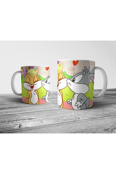 Pixxa Model 5 Bugs And Lola Bunny Mug Cup