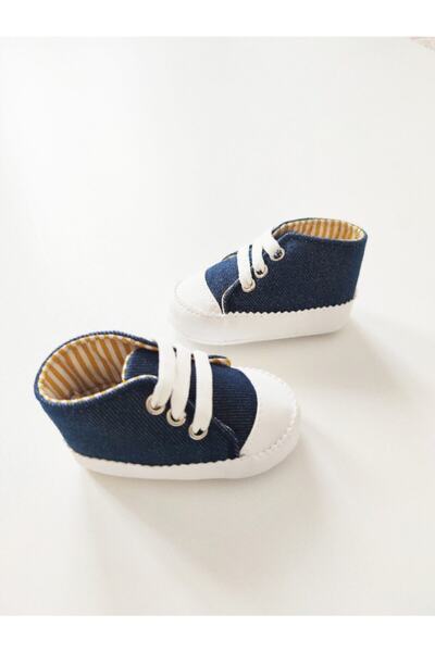 Bebekmağazam Unisex Baby Navy Blue Shoes