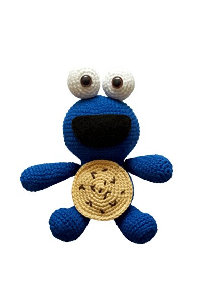 OYUNCAKPARK Kurabiye Canavarı Amigurumi Organik Oyuncak