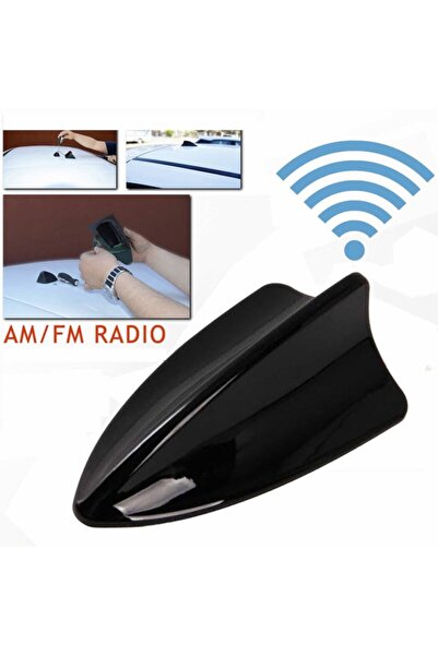 TEAMCAR Fiat Grande Punto Tavan Balina Anten Mp3 Radyo Siyah