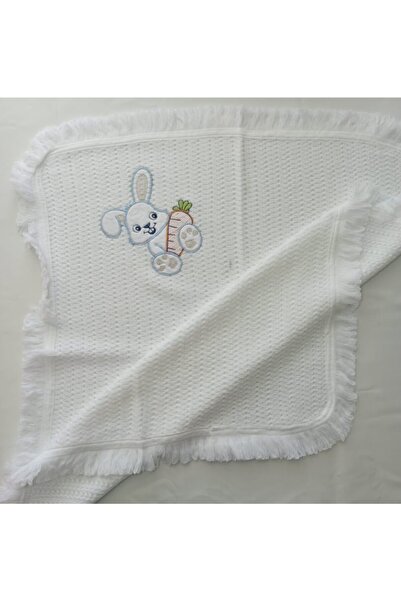 ÖZBEBİŞİM Bebek Triko Örgü Battaniyesi