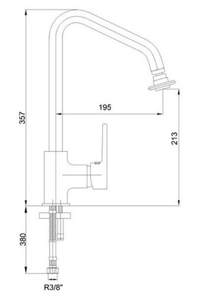 Eca Delta Sink Faucet 102108633