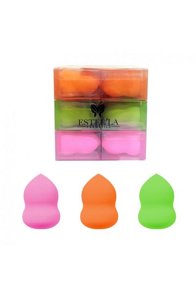 pazaristanbul مجموعة إسفنجة مكياج مكونة من 3 قطع من Estella Cosmetics
