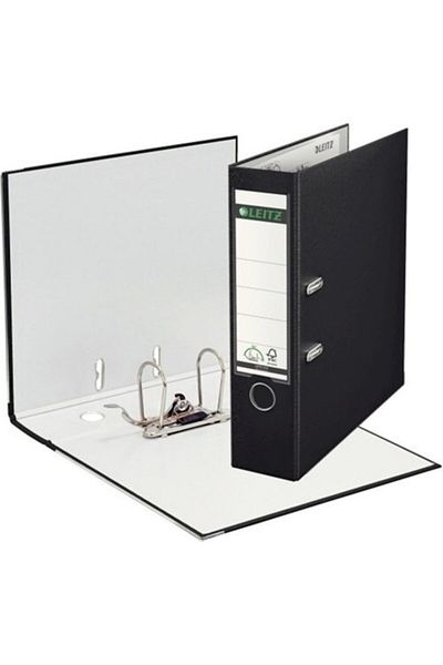 Leitz Leitz Black Wide Plastic Office Folder - 1010t