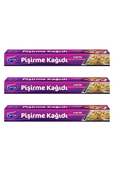 Parex 3 Adet Pişirme Kağıdı 8 Mt.