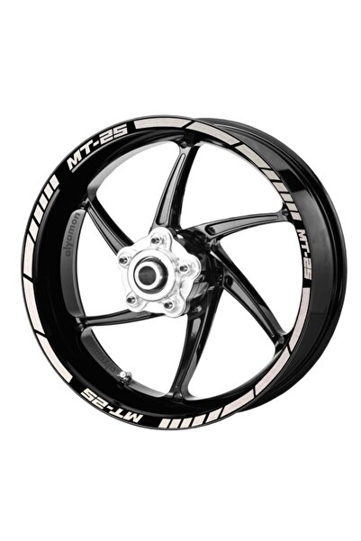 Deeb Mt25 Jant Şeridi Beyaz Beyaz Model X