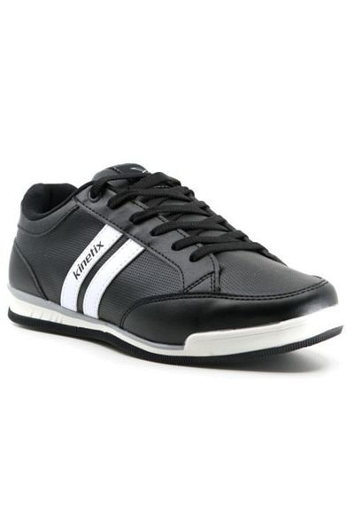 Kinetix Men's Black Wonder Leather Shoes