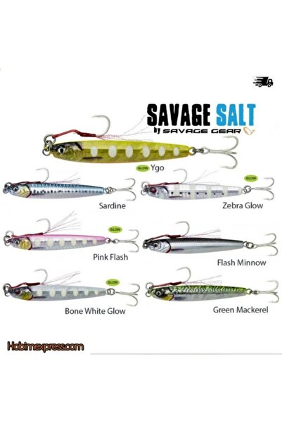 Savage Gear 3d Slim Minnow 8gr. 5,4 Cm Jig Suni Yem ( Bone White Glow )
