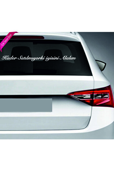 Kader Satılmıyorki Beyaz Sticker