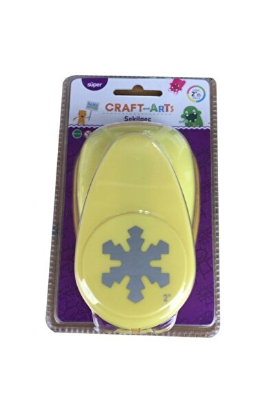 Craft and Arts Craft & Arts Şekilli Delgeç Kar Tanesi 2'' Süper Boy ( 5 Cm ) (ŞEKİLGEÇ)