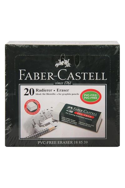 Faber Castell Pvc Free No:30 White Eraser 30 pcs