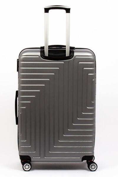 Travel POLO A1004 Abs 3'lü Valiz Seti Gri