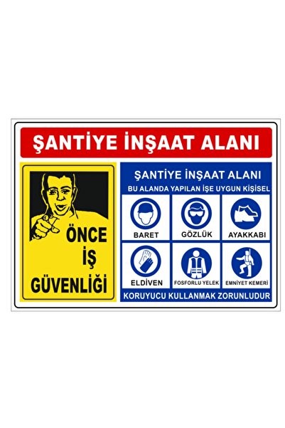 ERGÜNDOĞDU Şantiye Inşaat Alanı Inşaat Uyarı Levhası