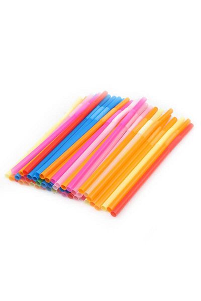 Simisso 100 Pieces of Gelatin Gusseted Frozen Straws