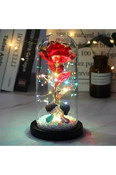 nesever Solmayan Gül Solmayan Kırmızı Gül Solmayan Ledli Gül