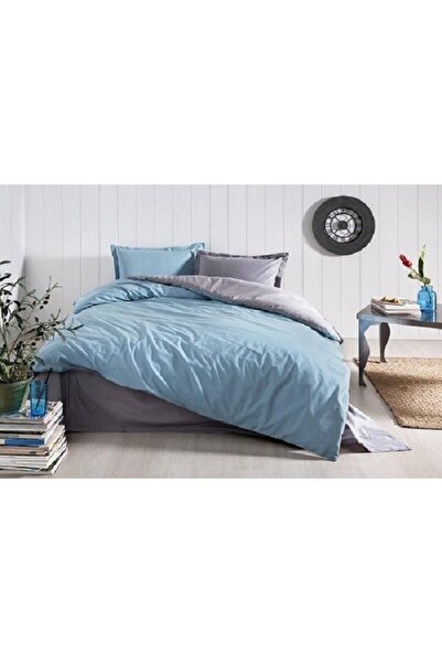 Özdilek Σετ Παπλωματοθήκη Διπλό Colormix Petrol