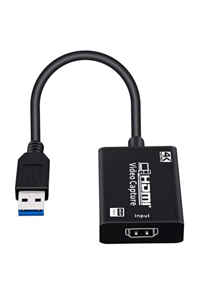 Coverzone Usb 1.1/2.0/3.0 Hdmı Hd 4k Video Capture Ekran Dönüştürücü Adaptörü