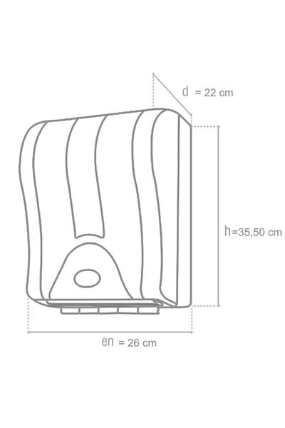 Palex Sensor Photocell Automatic Paper Towel Machine 21cm